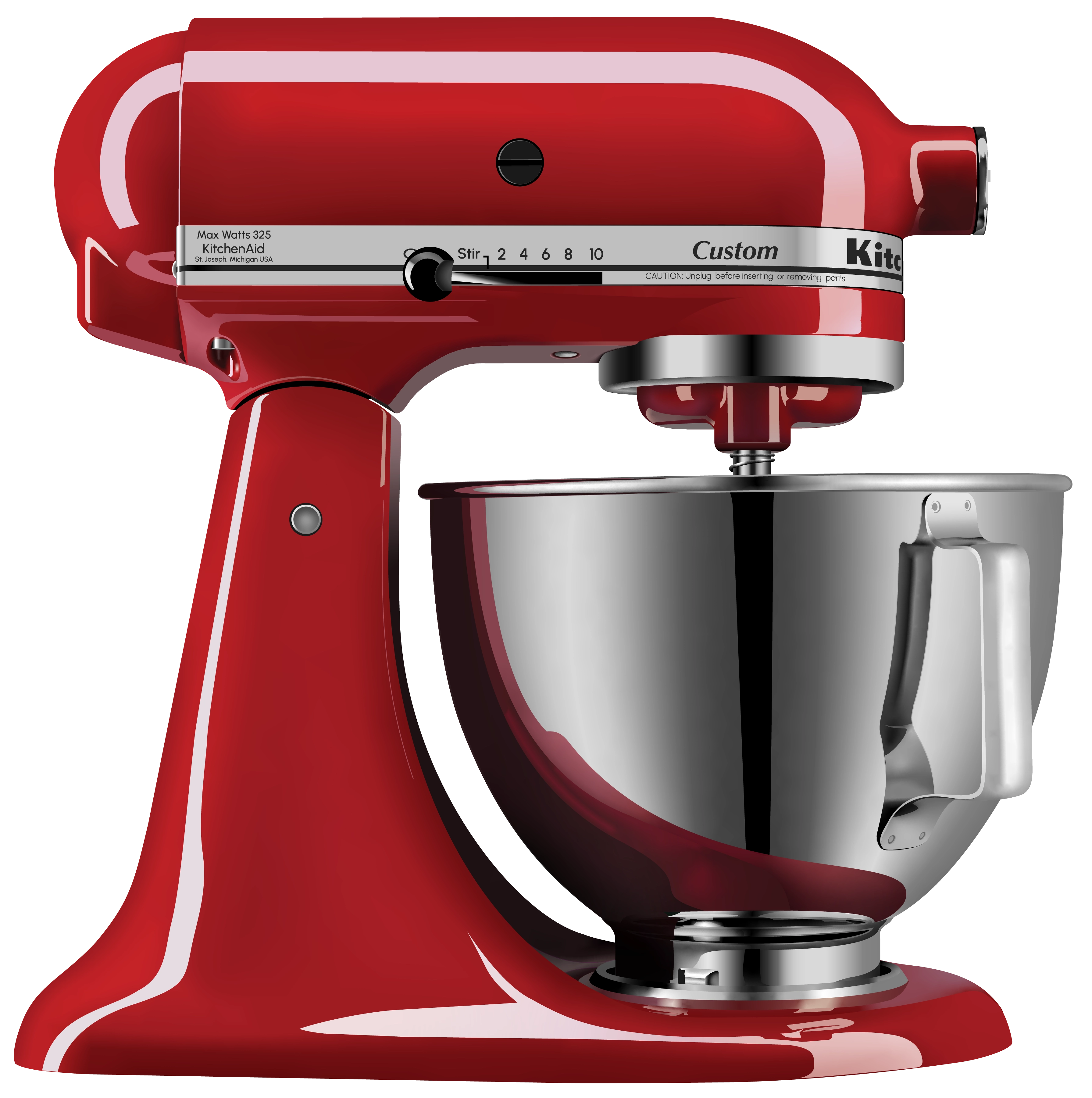 KitchenAid Digital Art Project made on Illustrator